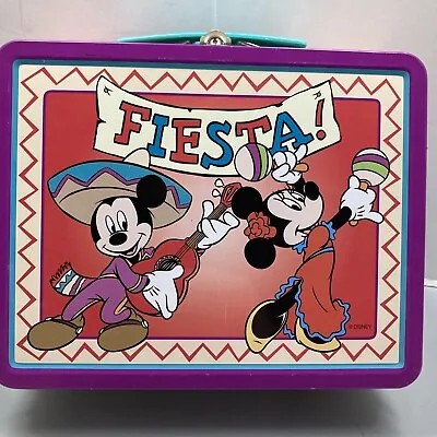 Vintage Mickey Mouse  Fiesta  Lunch Box 1999 • $8.99