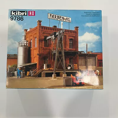 HO Scale Building Unassembled Kit By Kibri #9786 Farben Ag Building • $54.99