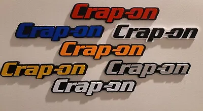  Crap-on 3D Printed Magnet  (novelty) Toolbox Changing Table Emblem  FREE  Decal • $19.99