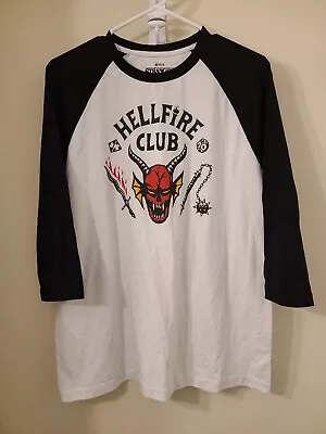 Stranger Things Hellfire Club Netflix Men’s Long Sleeve Shirt Size L • $16.99