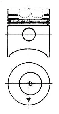 Piston KOLBENSCHMIDT 93063600 • $141.21