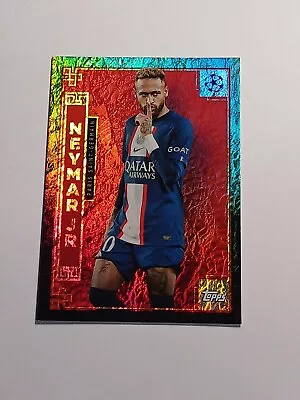 2023 Neymar Jr Topps Gold Holo Ssp Variant Grade Ready Uefa Soccer • $0.99