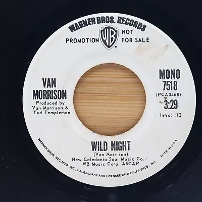 Van Morrison - Wild Night - Rock 45 *promo* Warner Bros. • $29.87