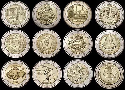 Europe Commemorative 2 Euro 2002 To Present (Choose Year/Country) (GLIU-005C) • £5