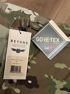 Beyond Clothing A6 Rain Pants Multicam Size Large Gore-Tex • $90