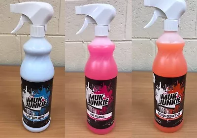 £29.99 • Buy Muk Junkie MX Bike Cleaner,Citrus Degreaser,Lazy Boy Shine 1 Litre Mtb Offer 