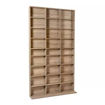 Atlantic Media Storage Cabinet 72.5  W X 40.25  H Wood Material Weathered Oak • $134.15