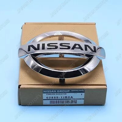 New OEM Genuine  Nissan Versa Chrome Front Grille Radiator Emblem  62889-1JB0A • $32.95