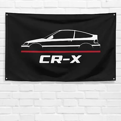 For Honda CR-X 1987-1992 Enthusiast 3x5 Ft Flag Banner Birthday Gift • $19.99