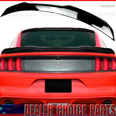 2015-19 2020 2021 2022 2023 Ford Mustang Highkick Style Spoiler Wing GLOSS BLACK • $71.24