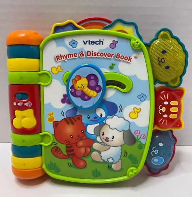 VTECH Rhyme & Discover Book Electronic Interactive Storybook-Tested • $8.99