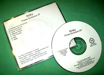 Kinky PROMO CD ITunes Exclusive EP • $204