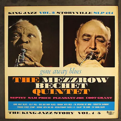 MEZZROW-BECHET QUINTET: Gone Away Blues STORYVILLE 12  LP 33 RPM • $12
