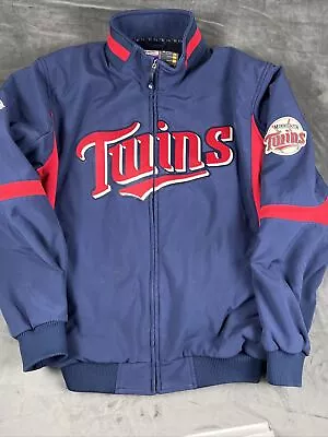 Minnesota Twins Authentic Majestic Size Xl Zip Up Full Therma Base Jacket • $24.99