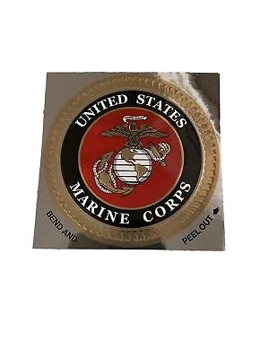 4 Inch USMC Car Decal Foil Sticker US Marine Corps Official Licensed • $6.75