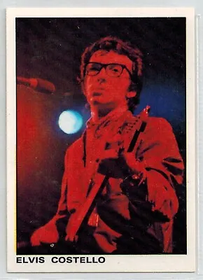 Panini ROCK & POP COLLECTION Collector Card (1980) - #38 Elvis Costello • $7.95