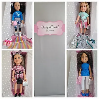 Chad Valley Designafriend Doll Hallie SkyePatienceSisi/Sienna Gift Boxed Toys • £44.99