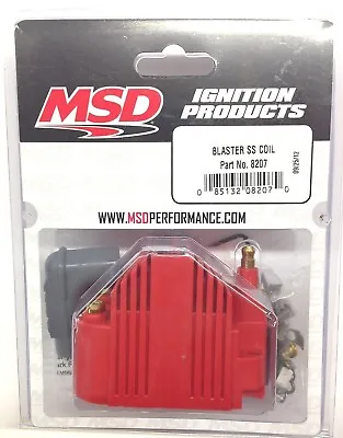 MSD 8207 MSD Ignition Blaster SS Coil High Voltage -40000V E-Core Square Epoxy • $81.95