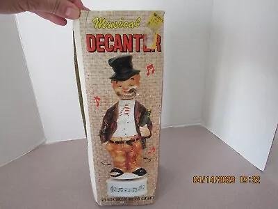 VTG 13.25  Ceramic HOBO Musical Decanter Clem Kadiddlehopper. • $10.99