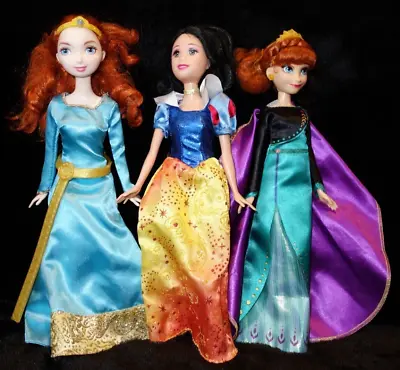 Disney Princess Doll Lot With Anna Merida Snow White • $16.90