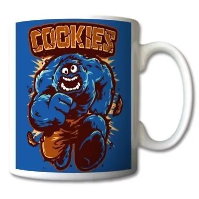 £10.99 • Buy THE INCREDIBLE HULK COOKIE MONSTER MUG Sesame Street Fan Ceramic Or Travel Mugs
