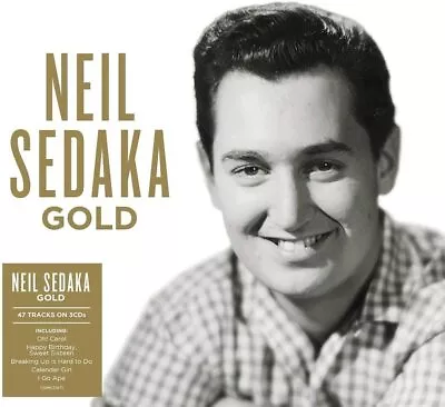 NEIL SEDAKA GOLD 3 CD SET (47 TRACK COLLECTION) (Released August 7th 2020) • £5.96