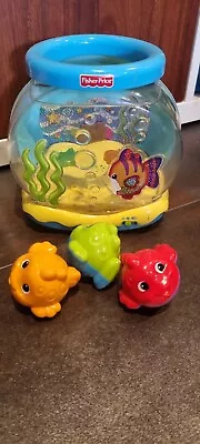 FISHER PRICE Musical Fish Bowl Baby Learning Toy With Sound • $20