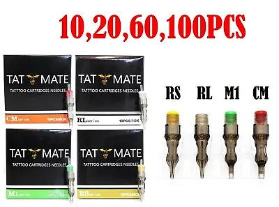 102060100 Pcs Disposable Sterile Tattoo Needle & Needle Cartridge RLRSM1RM • $49.99