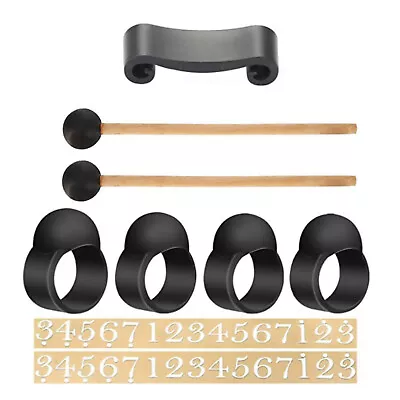 Steel Tongue Drum Accessories With Drumstick Finger Cot Sticker Drumstick Holder • £13.88