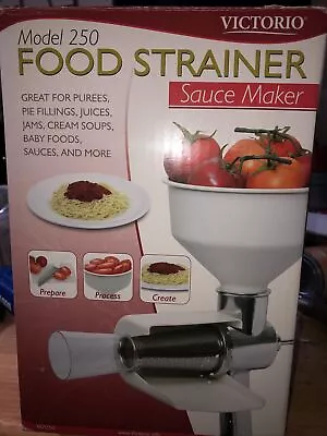 NEW NIB Victorio Food Strainer Sauce Maker Apple Baby Food Model 250 VKP250 • $49.99