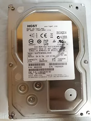 HGST 3TB 7.2K 6Gbs SAS Server Storage 3.5  Hard Drive HUS723030ALS640 Dell HP • $15.75