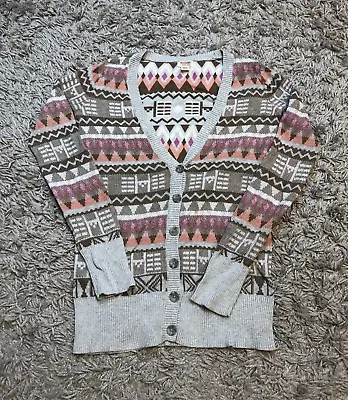 Mossimo Supply Co. Size XS Geometric Pattern Cardigan Sweater Women's Casual • $12.50