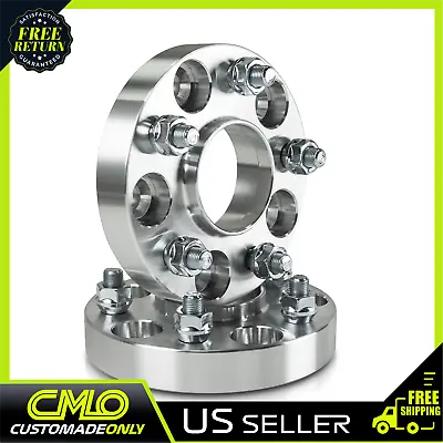 2pc 1.0  Wheel Spacers | 5x114.3 5x4.5 Hubcentric 63.4mm Hub ¦ 1/2  Studs • $49.95
