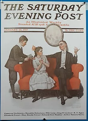 Norman Rockwell Saturday Evening Post Poster  The Suitor  Print • $4.99