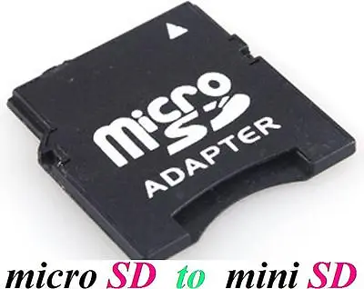 NEW Micro SD HC SDHC TF To Mini SD HC SDHC Memory Card Adapter Converter Reader • $6.99