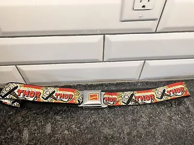 Buckle Down Mens: Marvel's Comics Thor Belt. Novelty Unique Seatbelt • $18