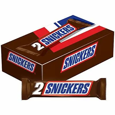SNICKERS Sharing Size Chocolate Candy Bars 3.29-Ounce Bar 24-Count Box • £72.57