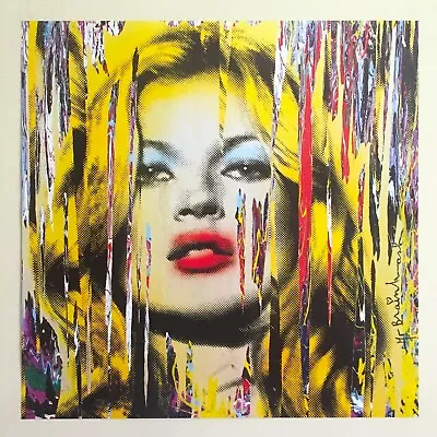 Mr. Brainwash  Kate Moss  Rare Authentic Lithograph Print Iconic Pop Art Poster • $1250