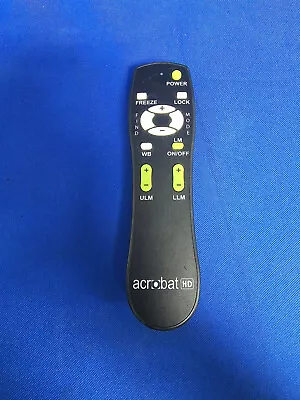 Enhanced Vision Replacement Regular Acrobat Video Magnifier Remote MISSING BACK • $27.99