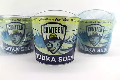 Lot Of 3 Beer Ice Bucket Metal Canteen Vodka Soda New • $14