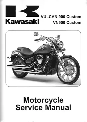 2007-2017 Vulcan 900 Custom VN900 Motorcycle Factory Service Repair Manual 37311 • $126.60