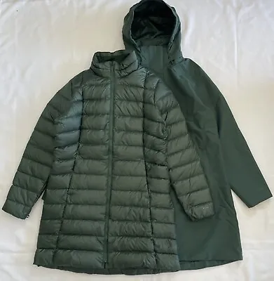 $700 Patagonia Women's Tres 3-in-1 Parka Coat Size XL NEW Northern Green • $499