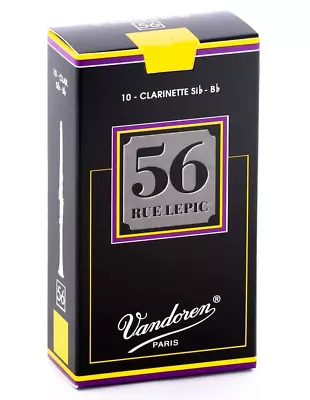 Vandoren 56 Rue Lepic Bb Clarinet Reeds - 10 Per Box • $32