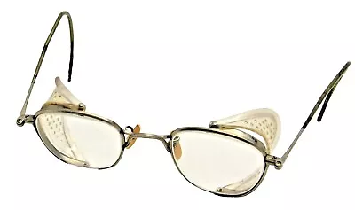 1940's WILLSON Safety Glasses Bifocal  Steampunk Motorcycle Glass Vintage  #AQ • $65