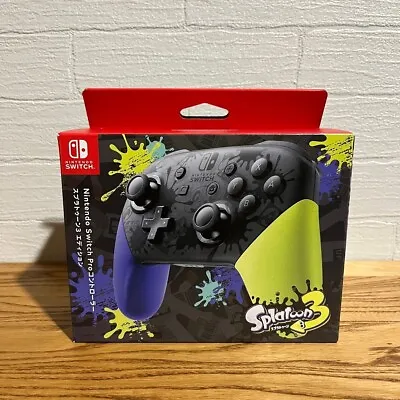 Nintendo Switch Pro Controller Splatoon 3 Edition New • $178.41