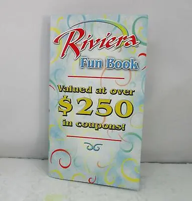 2002 Riviera Hotel & Casino Las Vegas NV 17-Page Coupon Fun Book • $5.60