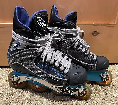Mission Type M ViBE US Men's Size 7 1/2 D Inline Roller Hockey Skates EUC • $149.99