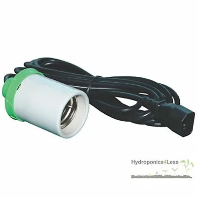 CFL HPS MH Lamp Holder Grow Light Bulb E40 Fitting 4m Cord Hydroponics LUMii • £12.99