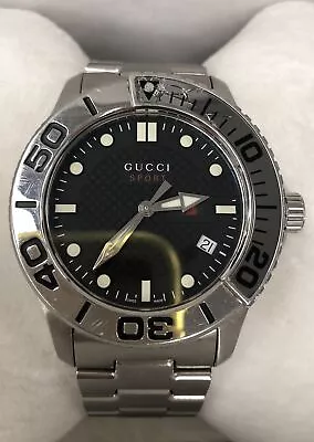 Gucci G Timeless Sport Mens Stainless Steel Wristwatch YA126249 • $229.95