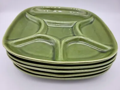 Vintage Keralux Boch Fréres Belgium Ceramic Fondue Or Snack Plates - Set Of 5 • $54.97